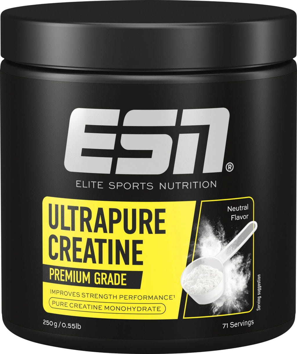 ESN Ultrapure Creatine Monohydrate 250g tub, neutral flavor